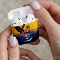 American Samoa Fautasi AirPods Case Bald Eage and Sailfish with Kakau Motifs - Wonder Print Shop