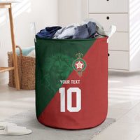 Custom Morocco National Football Laundry Basket The Atlas Lions Spirit - Wonder Print Shop