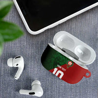 Custom Morocco National Football AirPods Case The Atlas Lions Spirit - Wonder Print Shop