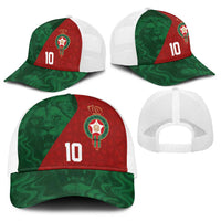 Custom Morocco National Football Baseball Net Cap The Atlas Lions Spirit - Wonder Print Shop