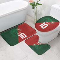 Custom Morocco National Football Bathroom Set The Atlas Lions Spirit - Wonder Print Shop