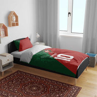 Custom Morocco National Football Bedding Set The Atlas Lions Spirit - Wonder Print Shop