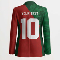Custom Morocco National Football Blazer The Atlas Lions Spirit - Wonder Print Shop