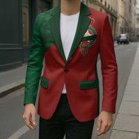 Custom Morocco National Football Blazer The Atlas Lions Spirit - Wonder Print Shop