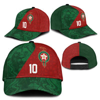 Custom Morocco National Football Classic Cap The Atlas Lions Spirit - Wonder Print Shop