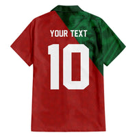 Custom Morocco National Football Family Matching Puletasi and Hawaiian Shirt The Atlas Lions Spirit - Wonder Print Shop