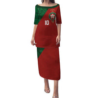 Custom Morocco National Football Family Matching Puletasi and Hawaiian Shirt The Atlas Lions Spirit - Wonder Print Shop