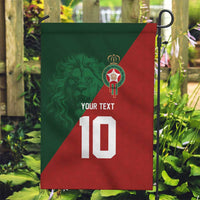 Custom Morocco National Football Garden Flag The Atlas Lions Spirit - Wonder Print Shop