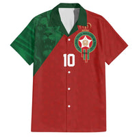 Custom Morocco National Football Hawaiian Shirt The Atlas Lions Spirit - Wonder Print Shop