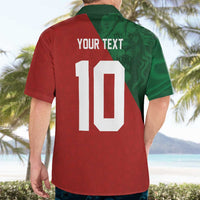 Custom Morocco National Football Hawaiian Shirt The Atlas Lions Spirit - Wonder Print Shop