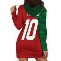Custom Morocco National Football Hoodie Dress The Atlas Lions Spirit - Wonder Print Shop