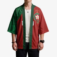 Custom Morocco National Football Kimono The Atlas Lions Spirit - Wonder Print Shop