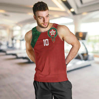 Custom Morocco National Football Men Tank Top The Atlas Lions Spirit - Wonder Print Shop