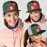 Custom Morocco National Football Mesh Trucker Cap The Atlas Lions Spirit - Wonder Print Shop