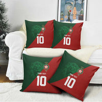 Custom Morocco National Football Pillow Cover The Atlas Lions Spirit - Wonder Print Shop