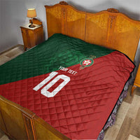 Custom Morocco National Football Quilt The Atlas Lions Spirit - Wonder Print Shop
