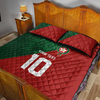 Custom Morocco National Football Quilt Bed Set The Atlas Lions Spirit - Wonder Print Shop