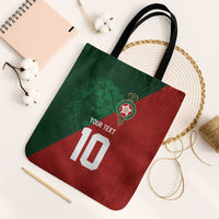 Custom Morocco National Football Tote Bag The Atlas Lions Spirit - Wonder Print Shop