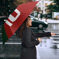 Custom Morocco National Football Umbrella The Atlas Lions Spirit - Wonder Print Shop