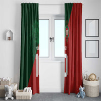 Custom Morocco National Football Window Curtain The Atlas Lions Spirit - Wonder Print Shop