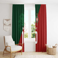 Custom Morocco National Football Window Curtain The Atlas Lions Spirit - Wonder Print Shop