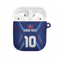 Custom Haiti National Football AirPods Case Sporty Style - Wonder Print Shop