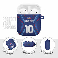 Custom Haiti National Football AirPods Case Sporty Style - Wonder Print Shop