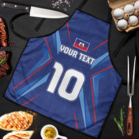 Custom Haiti National Football Apron Sporty Style - Wonder Print Shop