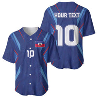 Custom Haiti National Football Baseball Jersey Sporty Style - Wonder Print Shop