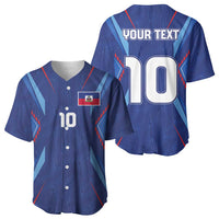 Custom Haiti National Football Baseball Jersey Sporty Style - Wonder Print Shop