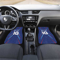 Custom Haiti National Football Car Mats Sporty Style - Wonder Print Shop