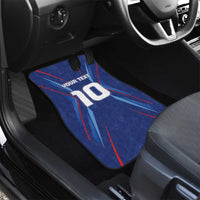 Custom Haiti National Football Car Mats Sporty Style - Wonder Print Shop