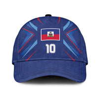 Custom Haiti National Football Classic Cap Sporty Style - Wonder Print Shop