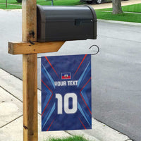 Custom Haiti National Football Garden Flag Sporty Style - Wonder Print Shop