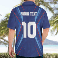 Custom Haiti National Football Hawaiian Shirt Sporty Style - Wonder Print Shop