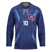 Custom Haiti National Football Hockey Jersey Sporty Style - Wonder Print Shop