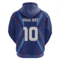 Custom Haiti National Football Hoodie Sporty Style - Wonder Print Shop