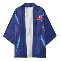 Custom Haiti National Football Kimono Sporty Style - Wonder Print Shop