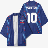 Custom Haiti National Football Kimono Sporty Style - Wonder Print Shop