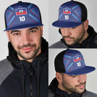 Custom Haiti National Football Mesh Trucker Cap Sporty Style - Wonder Print Shop