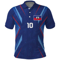 Custom Haiti National Football Polo Shirt Sporty Style - Wonder Print Shop