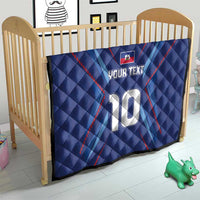 Custom Haiti National Football Quilt Sporty Style - Wonder Print Shop