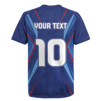 Custom Haiti National Football Rugby Jersey Sporty Style - Wonder Print Shop