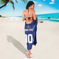 Custom Haiti National Football Sarong Sporty Style - Wonder Print Shop