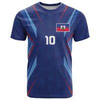 Custom Haiti National Football T Shirt Sporty Style - Wonder Print Shop