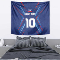 Custom Haiti National Football Tapestry Sporty Style - Wonder Print Shop