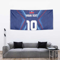 Custom Haiti National Football Tapestry Sporty Style - Wonder Print Shop