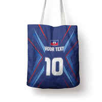 Custom Haiti National Football Tote Bag Sporty Style - Wonder Print Shop