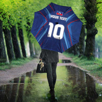 Custom Haiti National Football Umbrella Sporty Style - Wonder Print Shop
