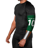 Custom Ivory Coast National Football Arm Sleeves Les Elephants-Striped Sport Style - Wonder Print Shop